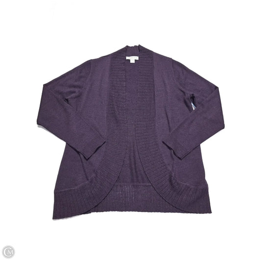 Cardigan By Coldwater Creek In Purple, Size: L