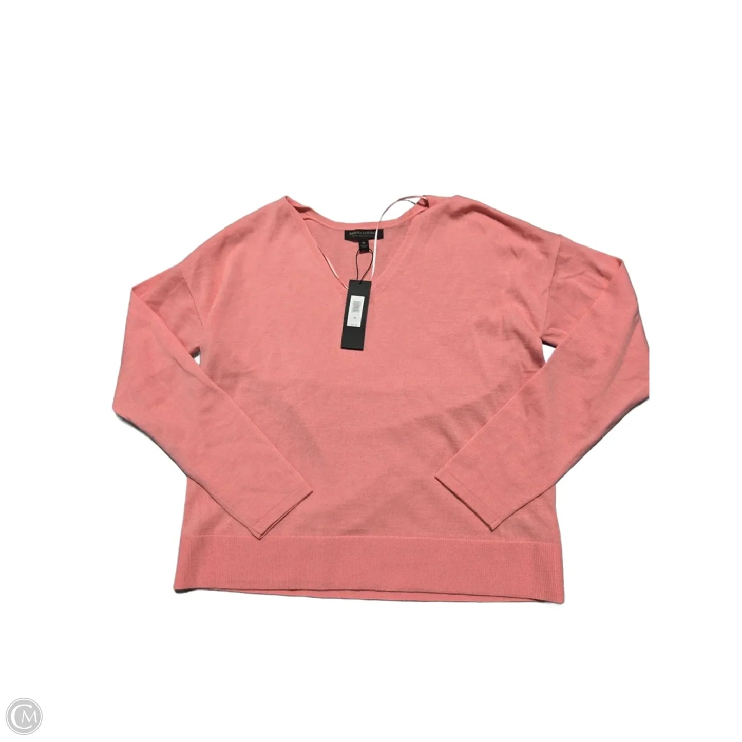 Top Long Sleeve By Banana Republic In Pink, Size: M
