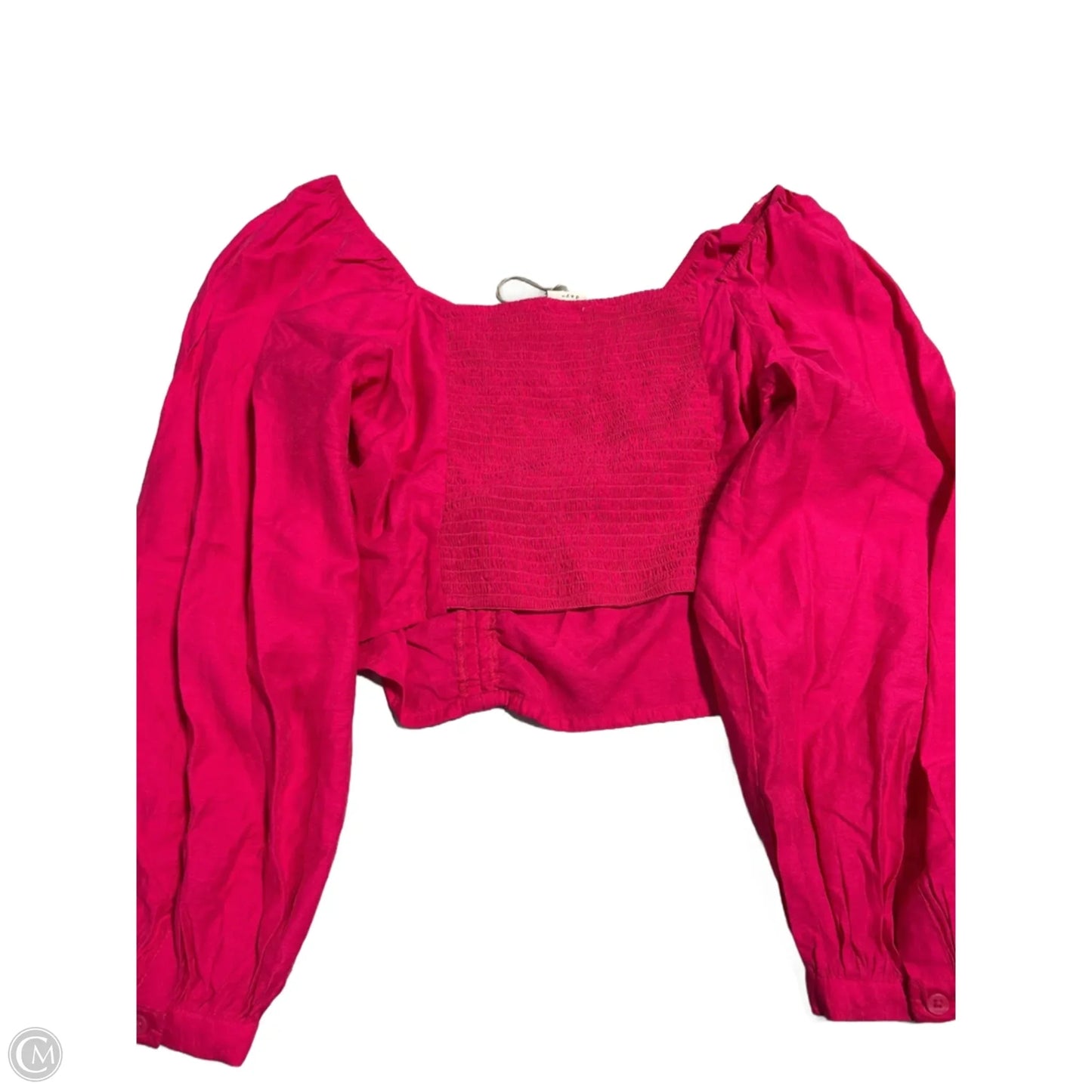 Top Long Sleeve By A New Day In Pink, Size: Xl