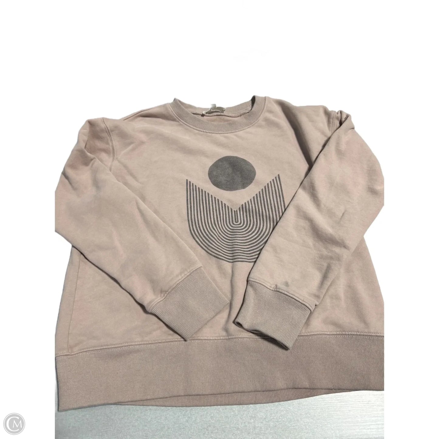 Top Long Sleeve By Bohme In Pink, Size: S