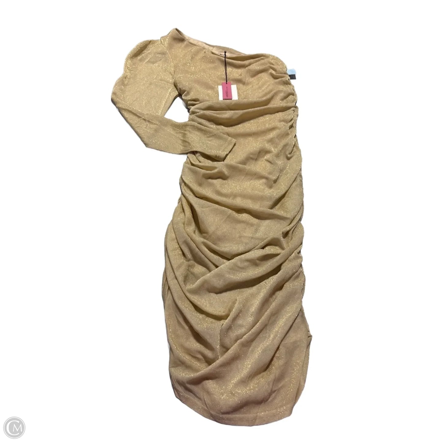 Dress Party Midi By Andree By Unit In Gold, Size: S
