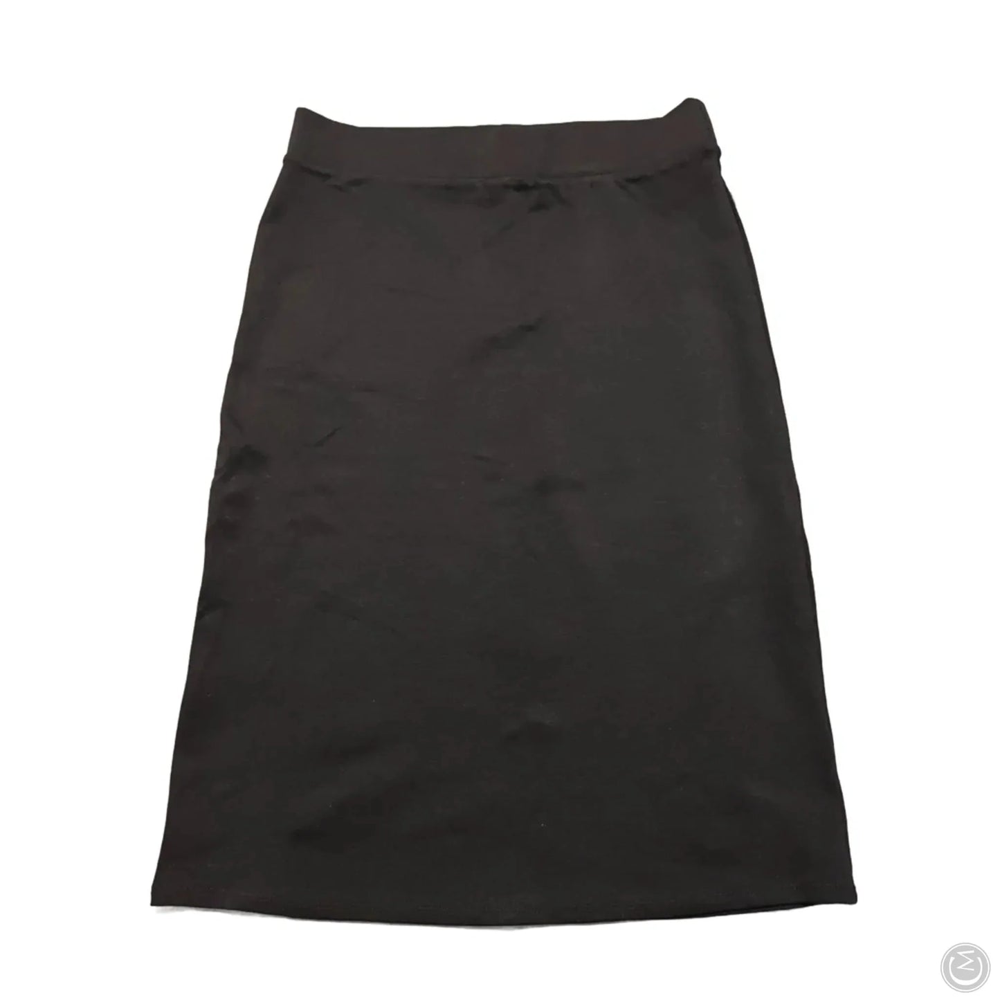 Skirt Midi By Zenana Outfitters In Black, Size: Xl