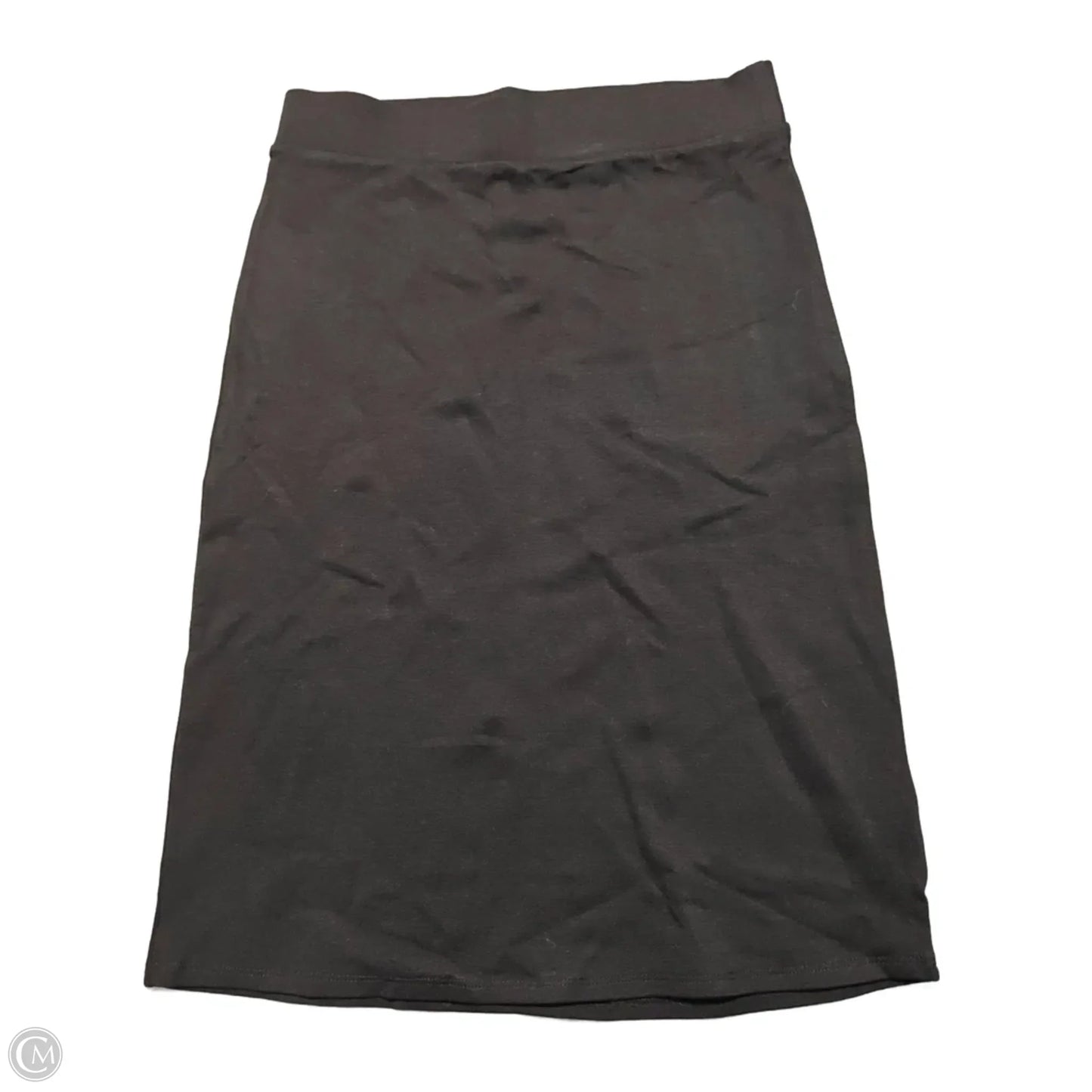 Skirt Midi By Zenana Outfitters In Black, Size: Xl