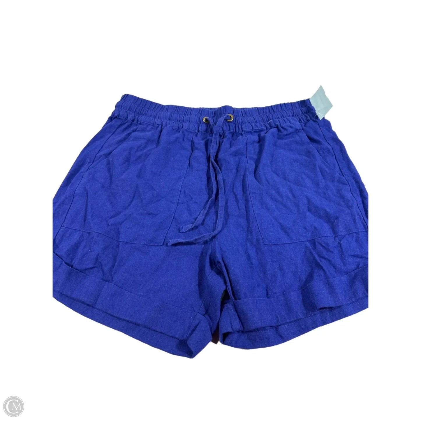 Shorts By Zenana In Blue, Size: L