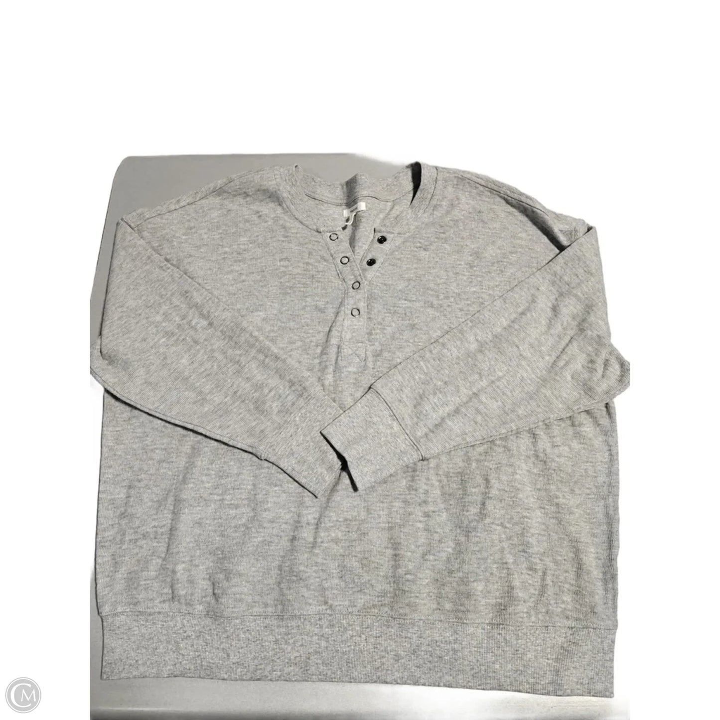 Top Long Sleeve By Maurices In Grey, Size: Xxl