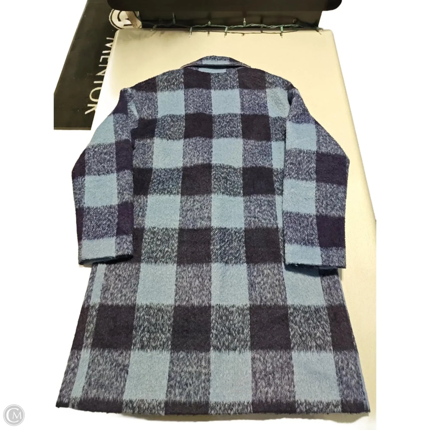 Coat Peacoat By Greylin In Blue, Size: S