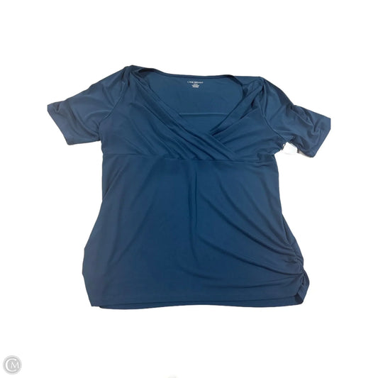 Top Short Sleeve By Lane Bryant In Teal, Size: Xl