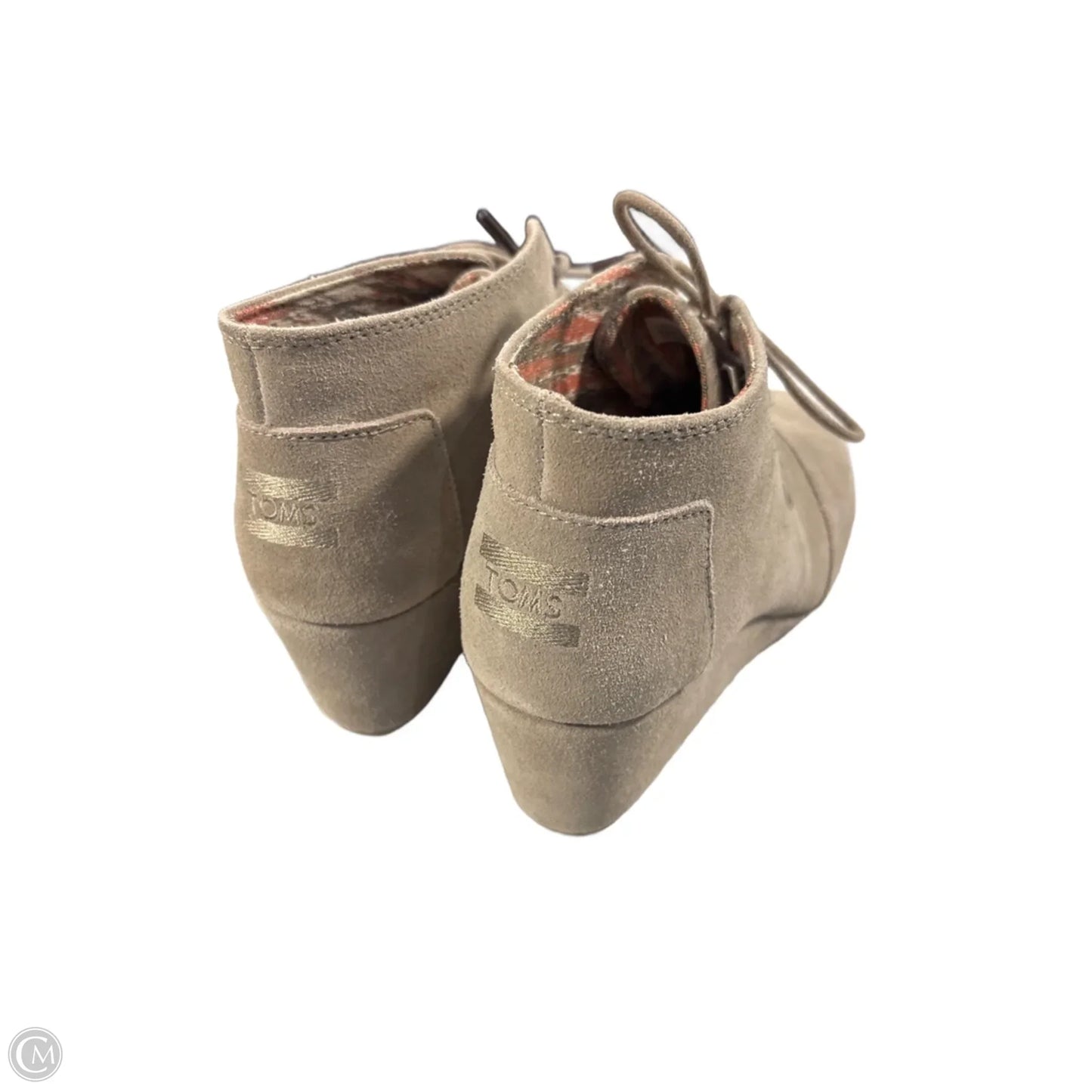 Boots Ankle Heels By Toms In Tan, Size: 9.5