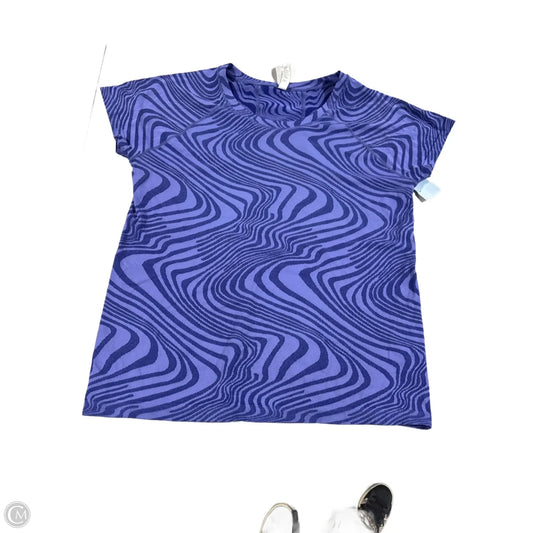 Athletic Top Short Sleeve By Athleta In Purple, Size: Xl