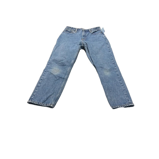 Jeans Straight By Abercrombie And Fitch In Blue Denim, Size: 4