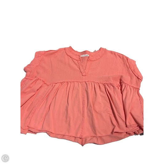 Top Short Sleeve By Altard State In Coral, Size: Xs