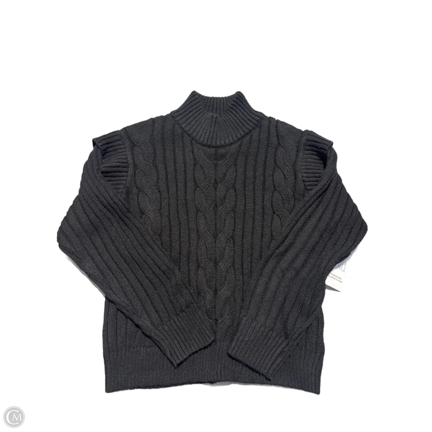 Sweater By Time And Tru In Black, Size: M