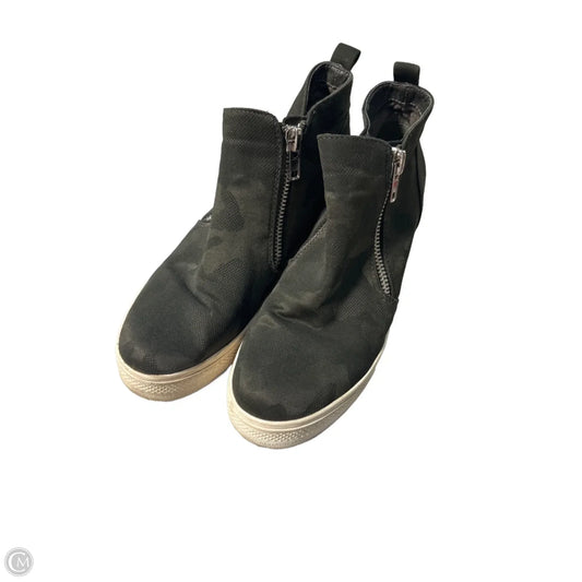 Shoes Heels Wedge By Steve Madden In Green, Size: 9