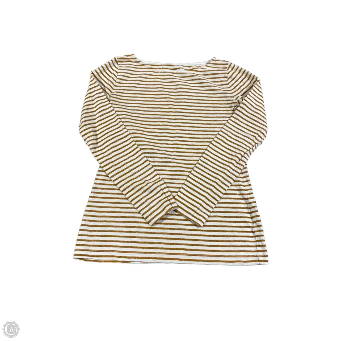 Top Long Sleeve By J. Crew In Striped Pattern, Size: Xs