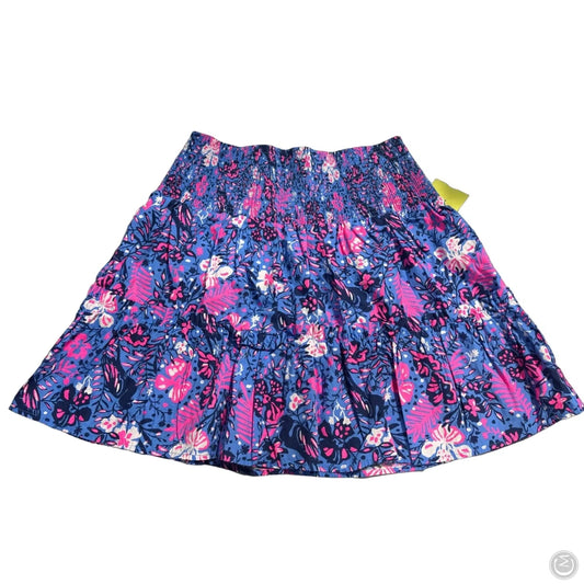 Skirt Designer By Lilly Pulitzer In Blue & Pink, Size: M