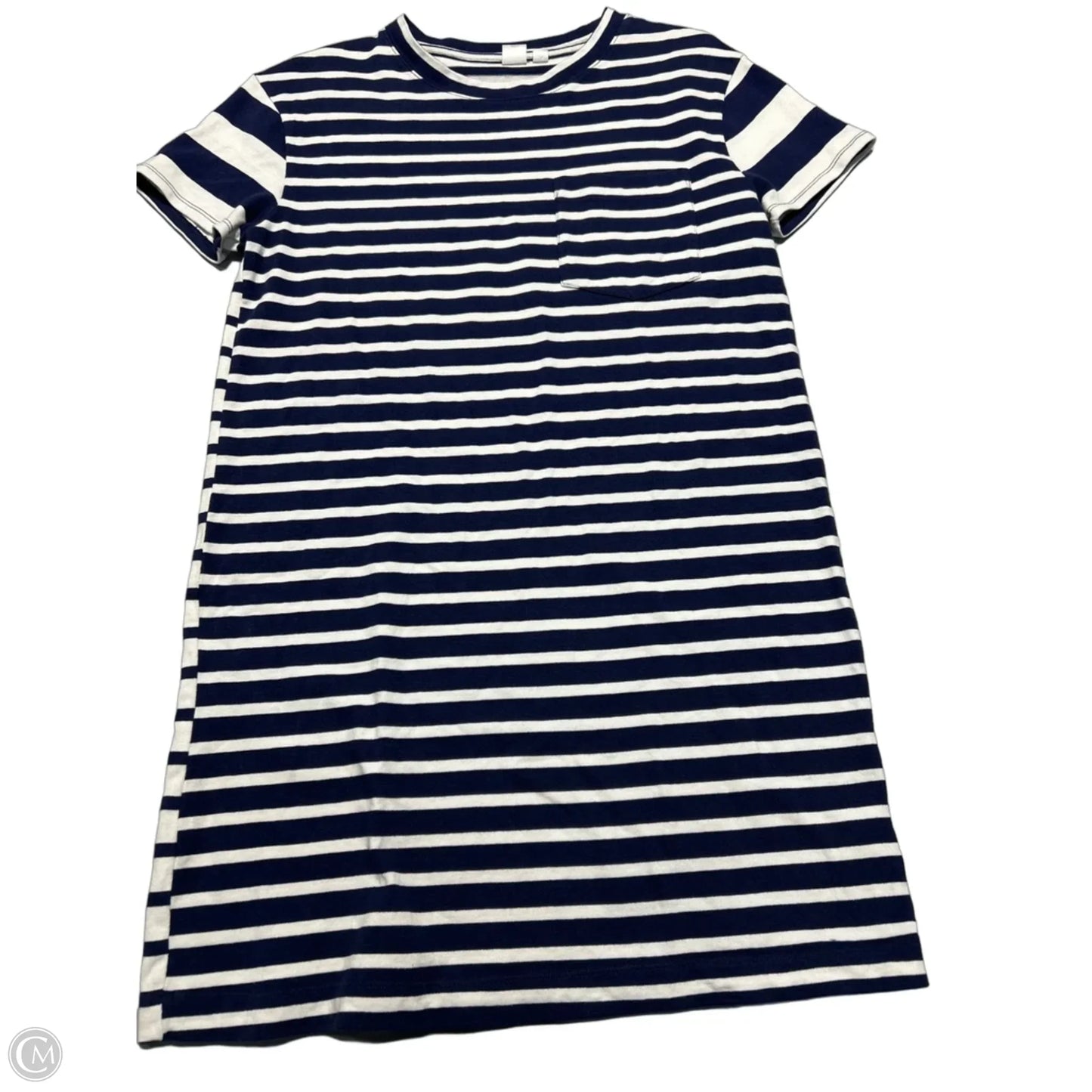 Dress Casual Midi By Gap In Blue & White, Size: S