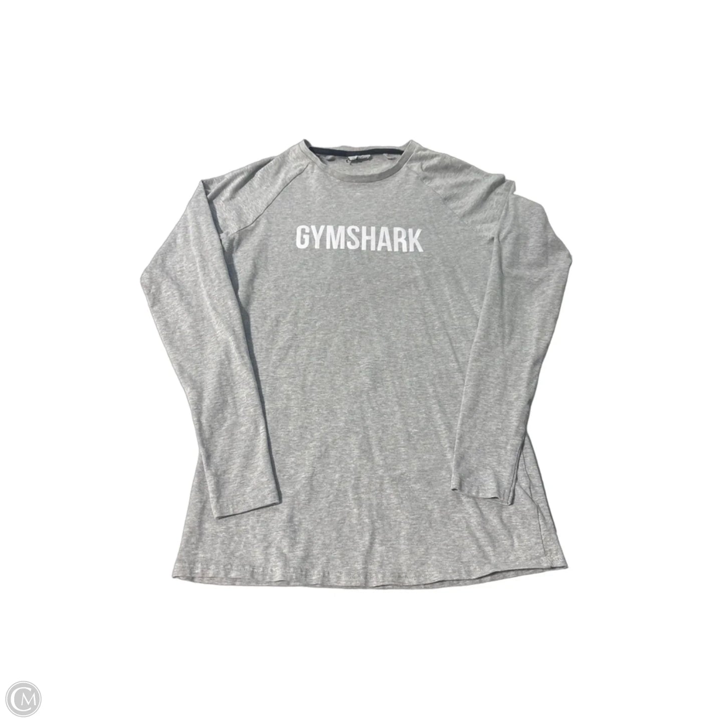 Top Long Sleeve By Gym Shark In Grey, Size: S