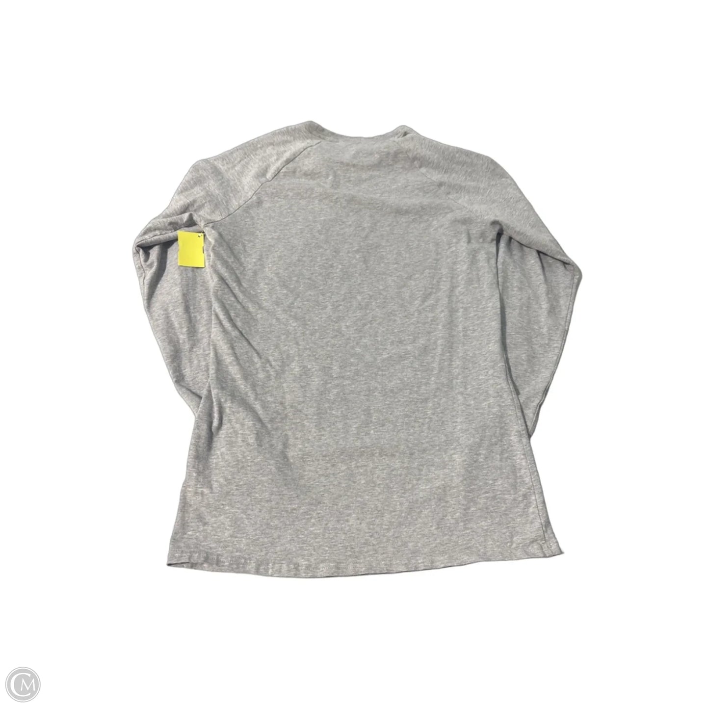 Top Long Sleeve By Gym Shark In Grey, Size: S