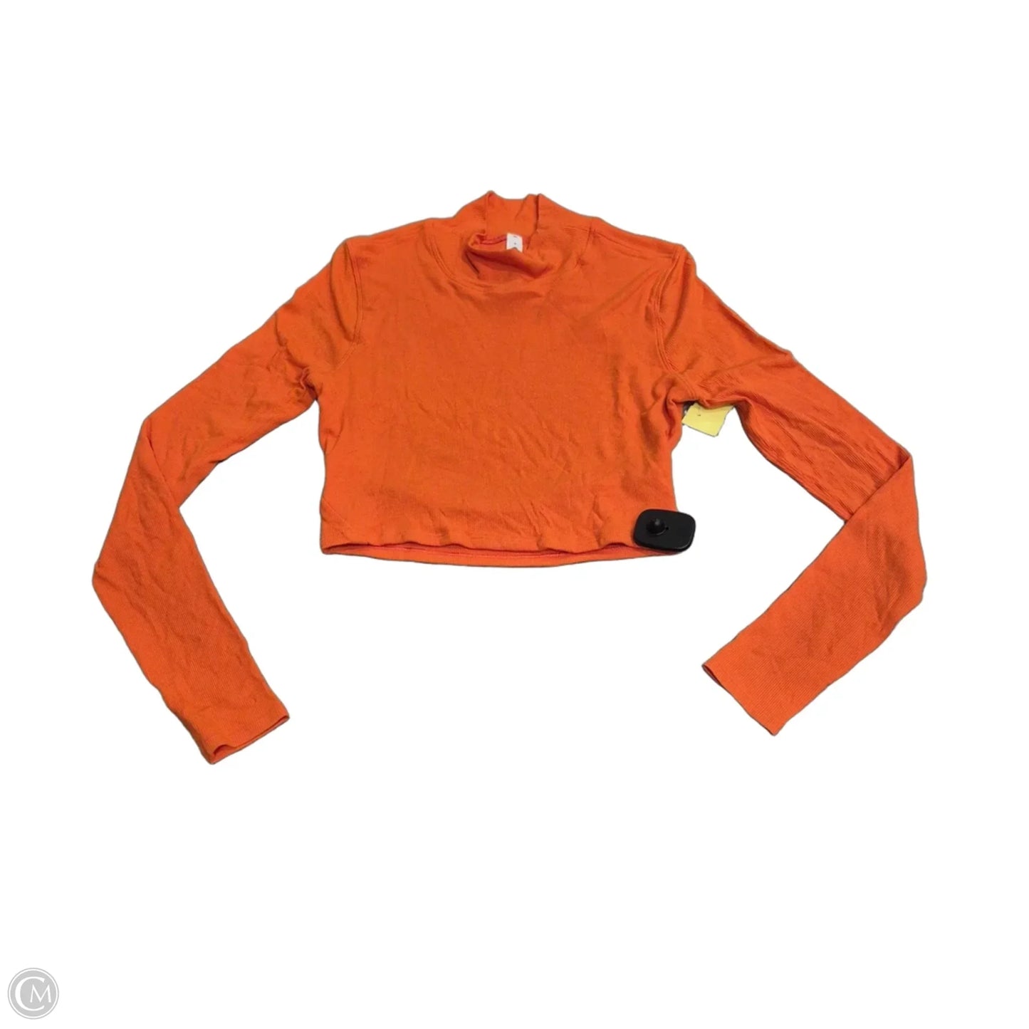 Top Long Sleeve By Lululemon In Orange, Size: 8
