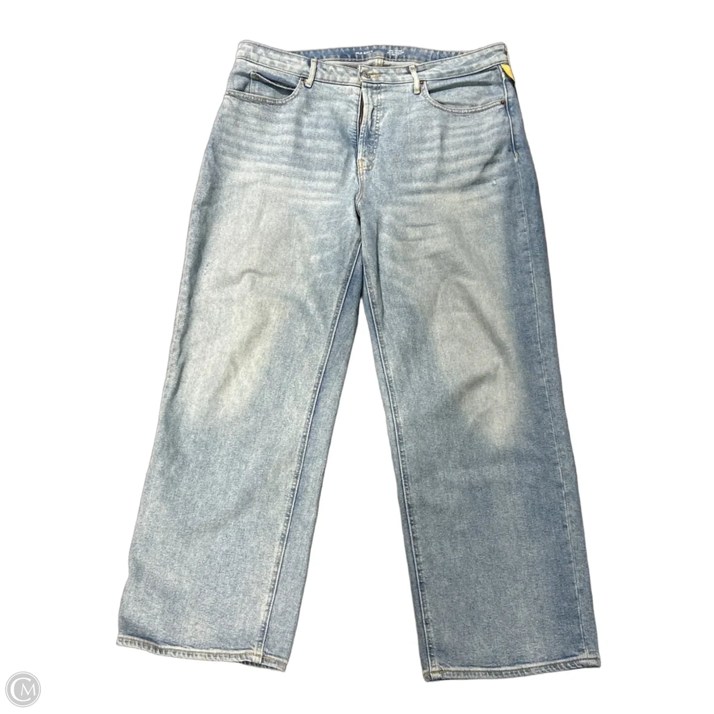 Jeans Wide Leg By Old Navy In Blue Denim, Size: 16