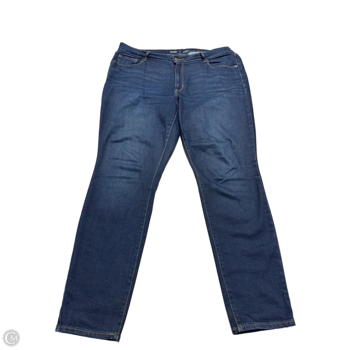 Jeans Skinny By Old Navy In Blue Denim, Size: 18