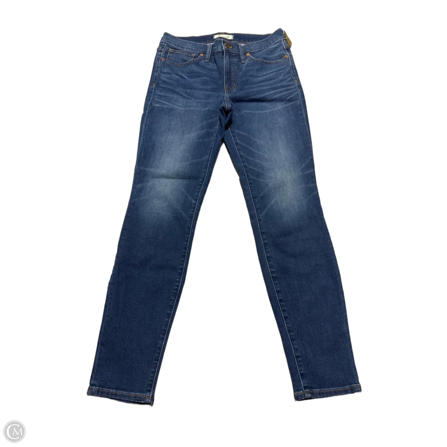 Jeans Straight By Madewell In Blue Denim, Size: 6