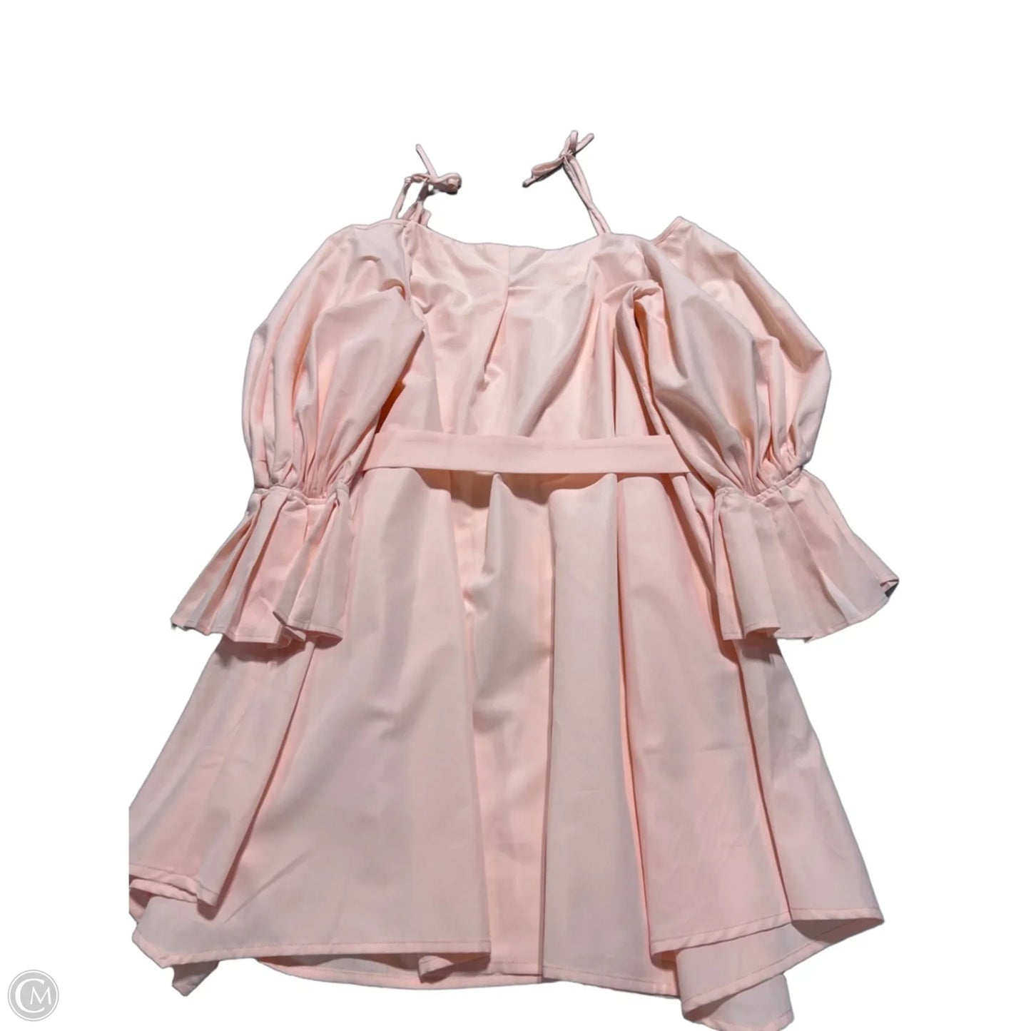 Dress Casual Midi By Cmc In Pink, Size: M