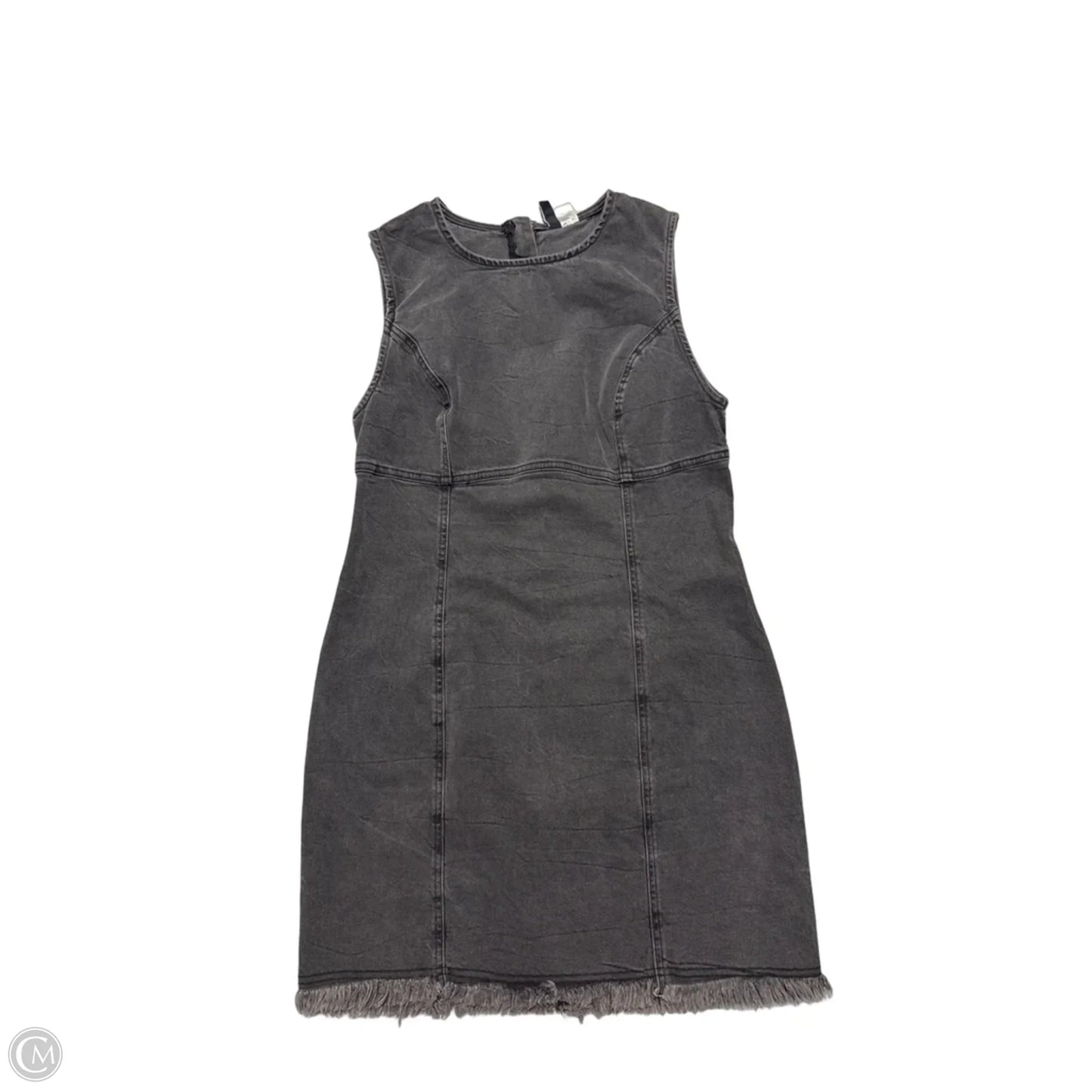 Dress Casual Short By H&m In Black Denim, Size: L