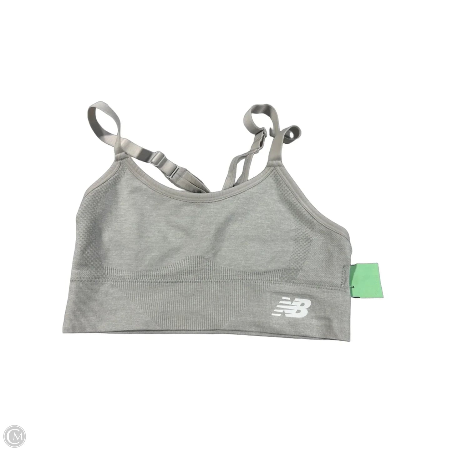 Athletic Bra By New Balance In Grey, Size: S