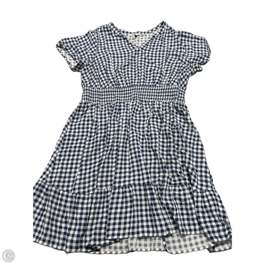 Dress Casual Midi By Croft And Barrow In Plaid Pattern, Size: 1x