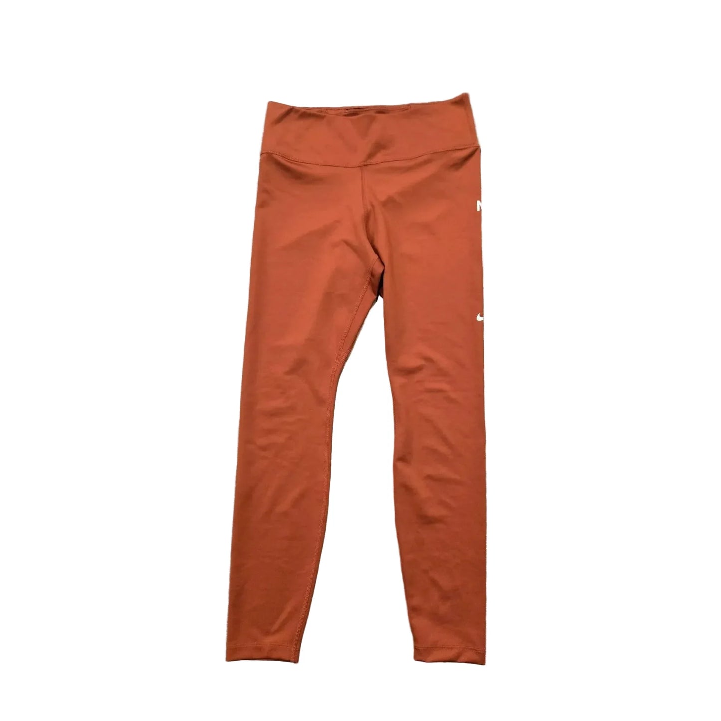 Athletic Leggings By Nike In Orange, Size: M