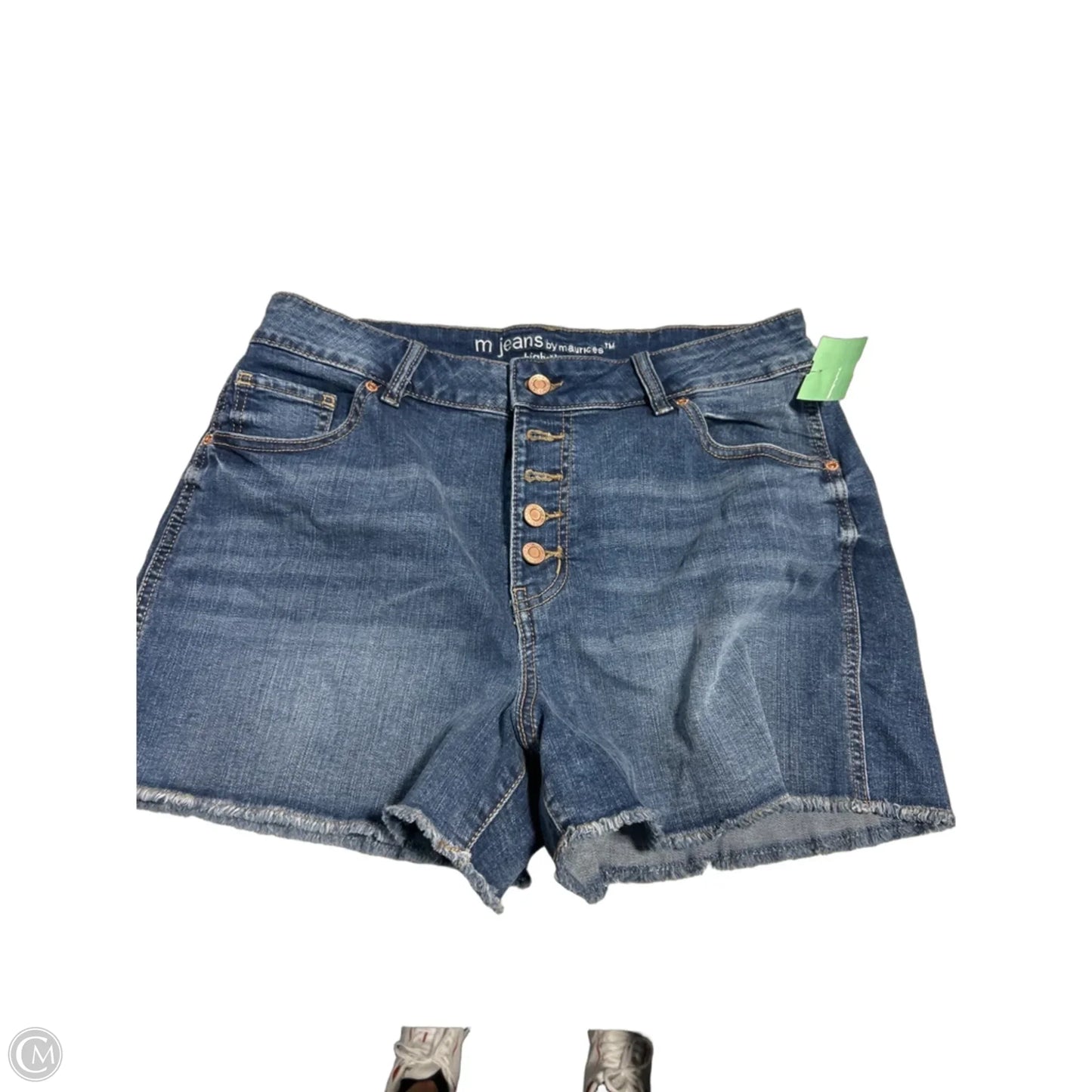 Shorts By Maurices In Blue Denim, Size: 14