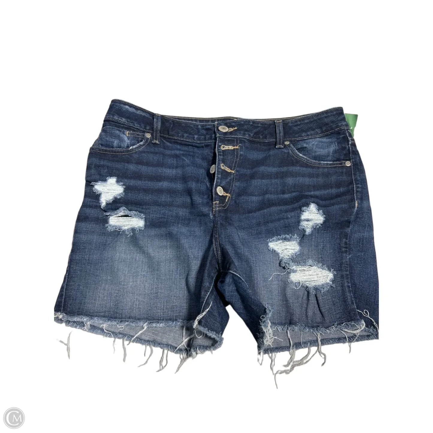 Shorts By Maurices In Blue Denim, Size: 16