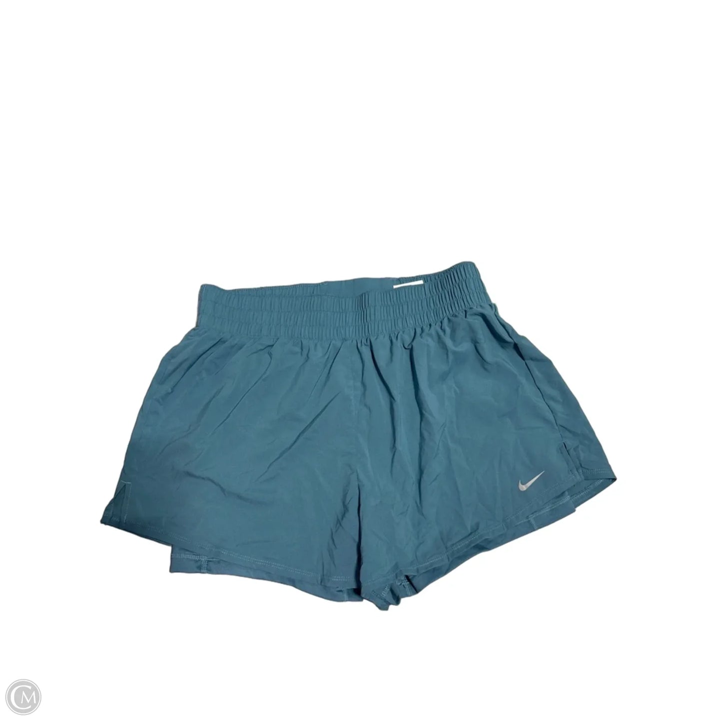 Athletic Shorts By Nike In Teal, Size: L