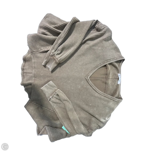 Top Long Sleeve By We The Free In Green, Size: Xs
