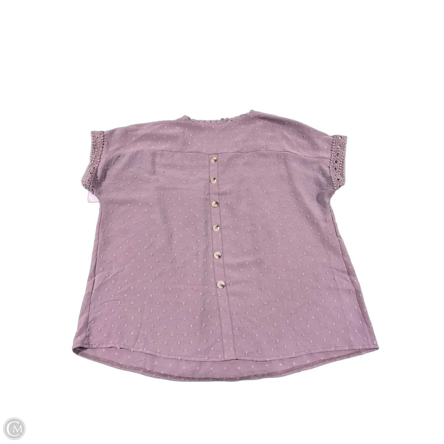 Top Short Sleeve By Dokotoo In Purple, Size: 2x