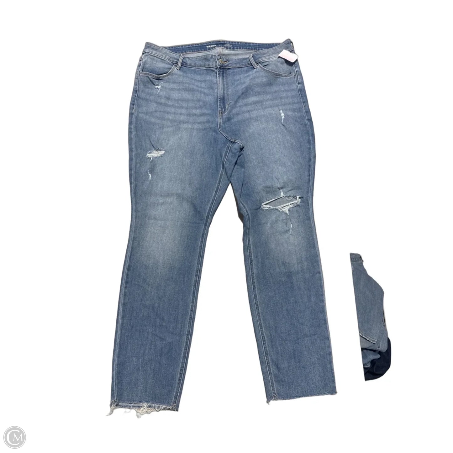 Jeans Straight By Old Navy In Blue Denim, Size: 18