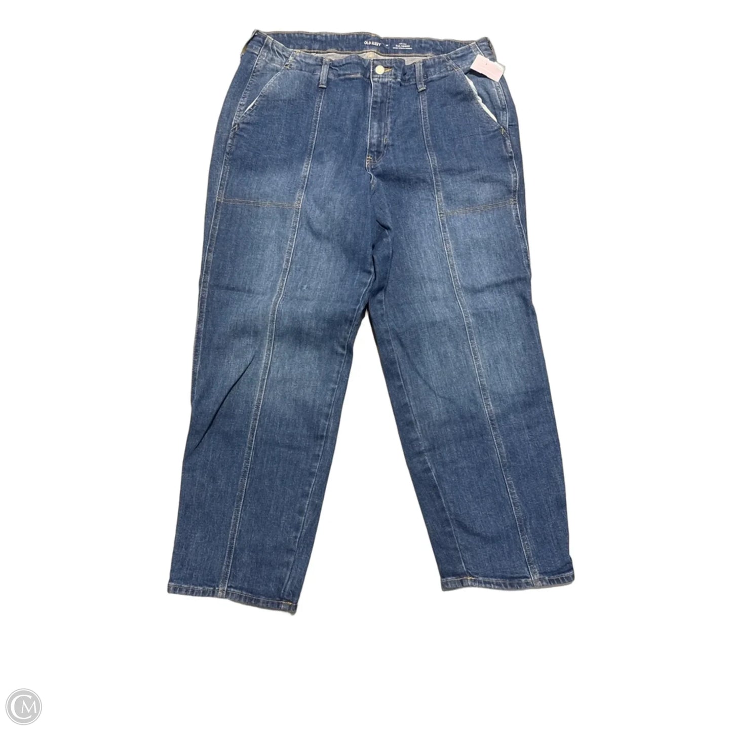 Jeans Straight By Old Navy In Blue Denim, Size: 18
