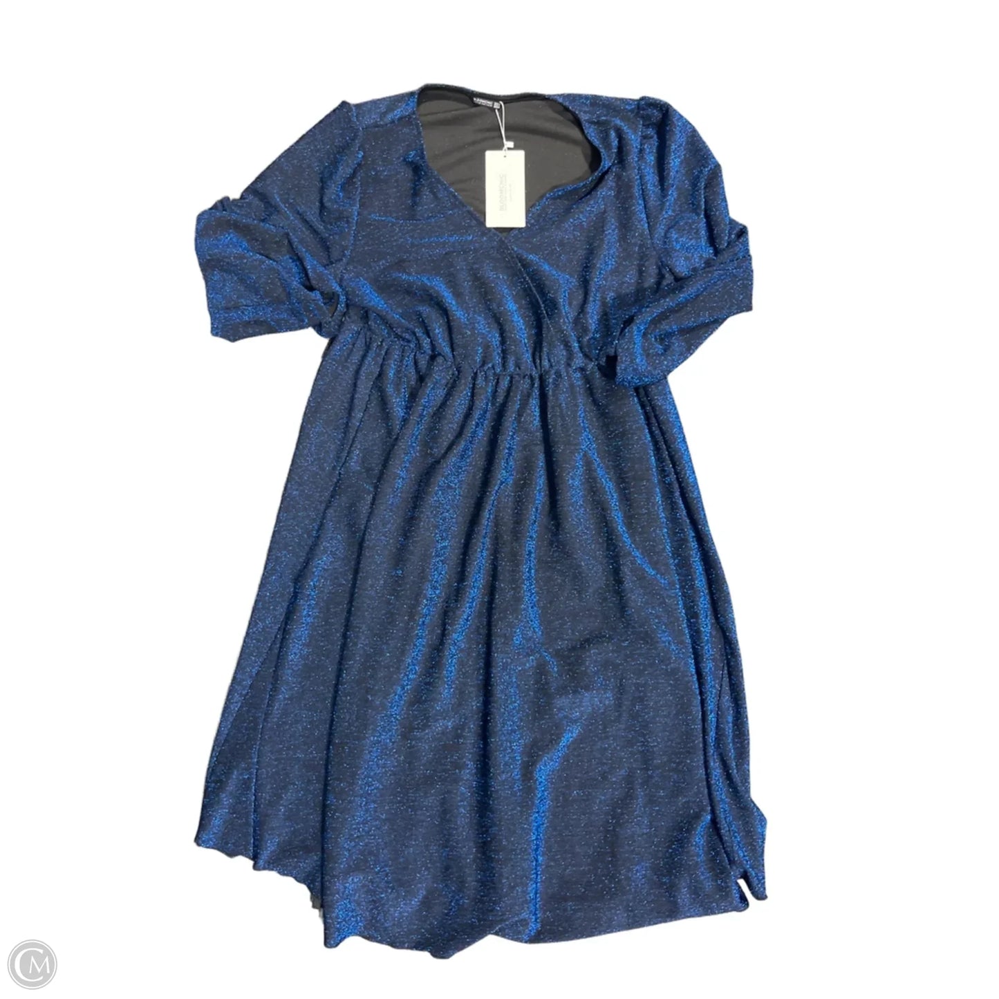 Dress Casual Midi By Bloomchic In Blue, Size: 2x