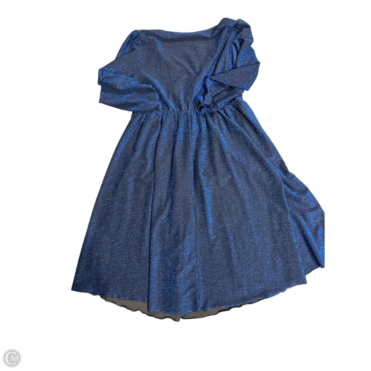 Dress Casual Midi By Bloomchic In Blue, Size: 2x
