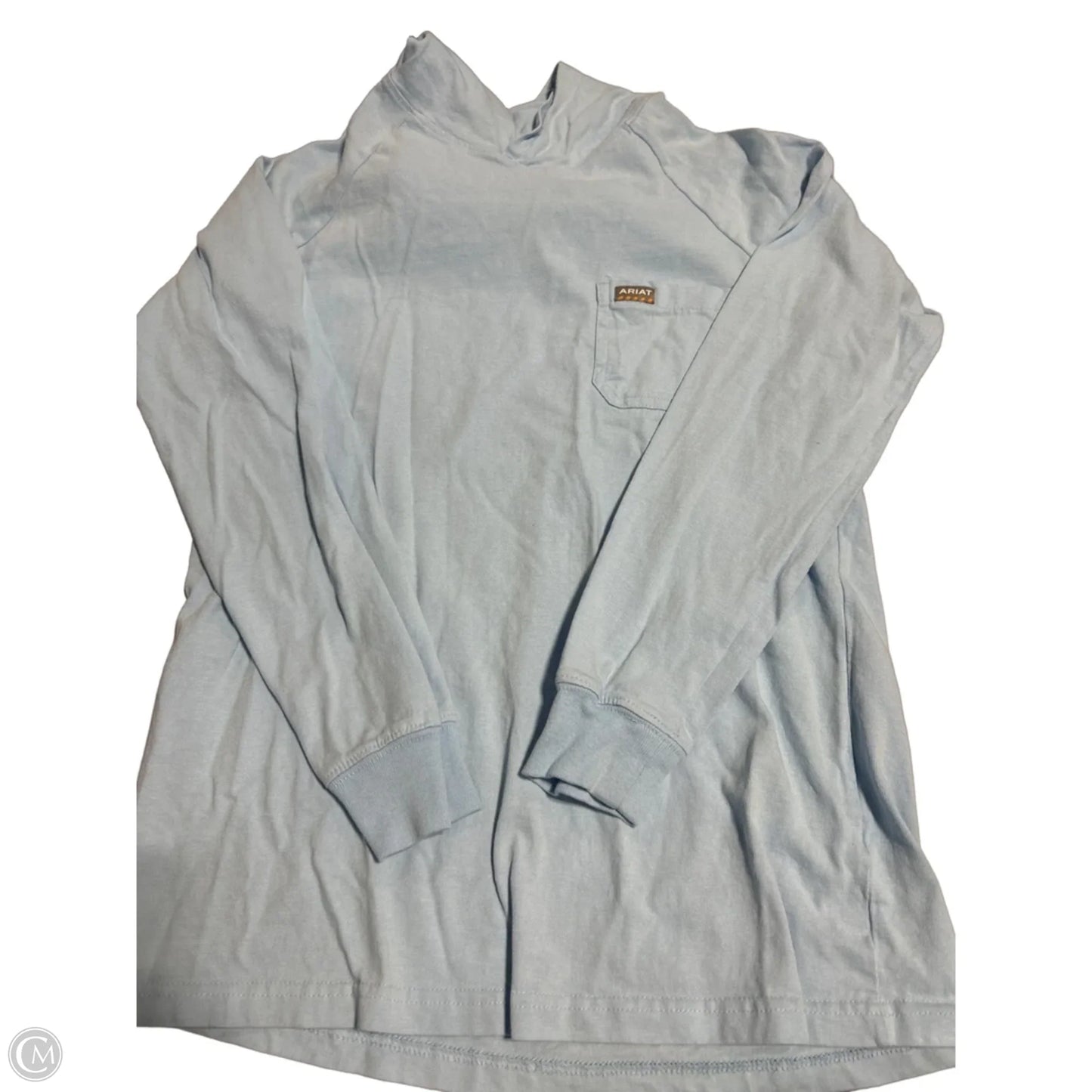 Top Long Sleeve By Ariat In Blue, Size: M