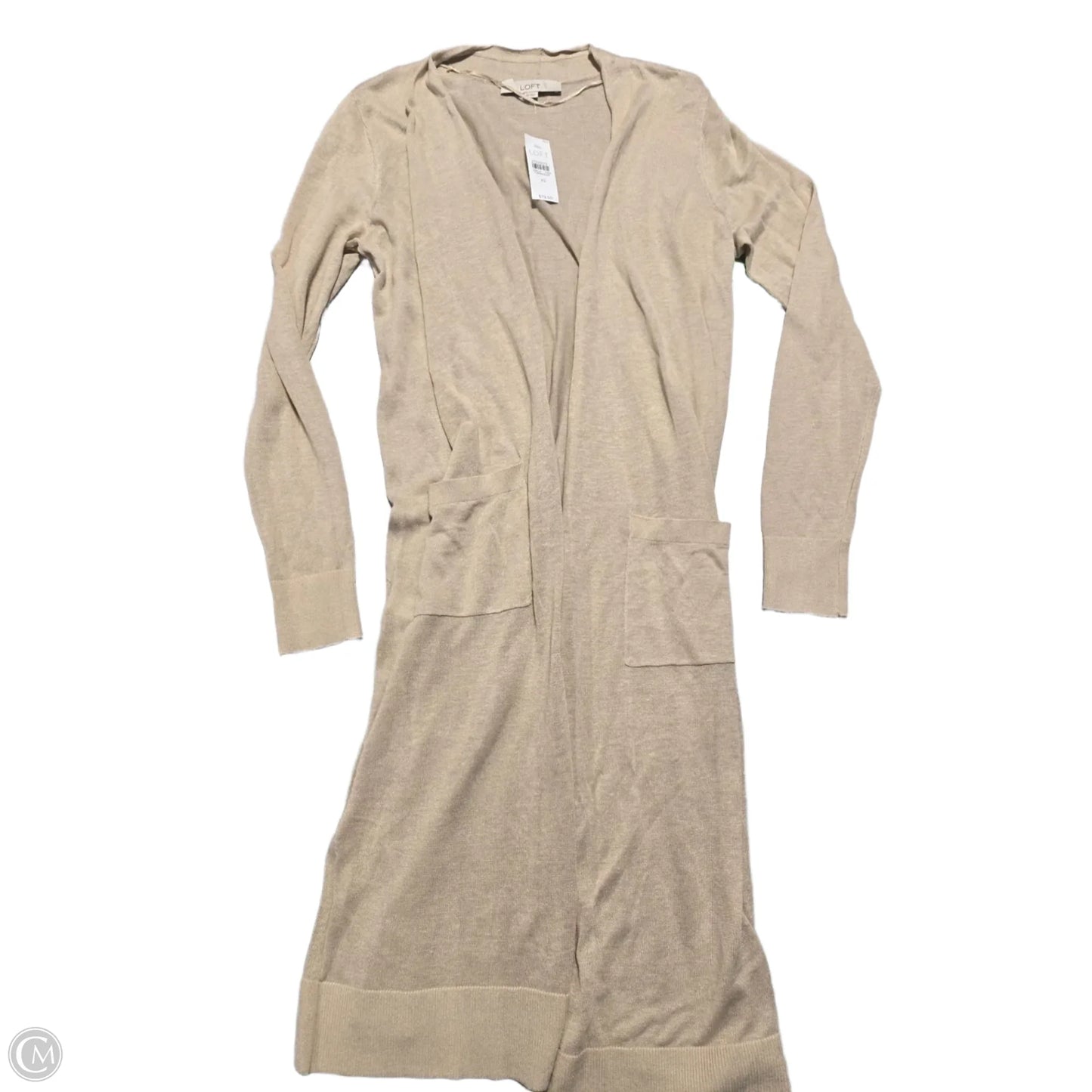 Cardigan By Loft In Tan, Size: Xs