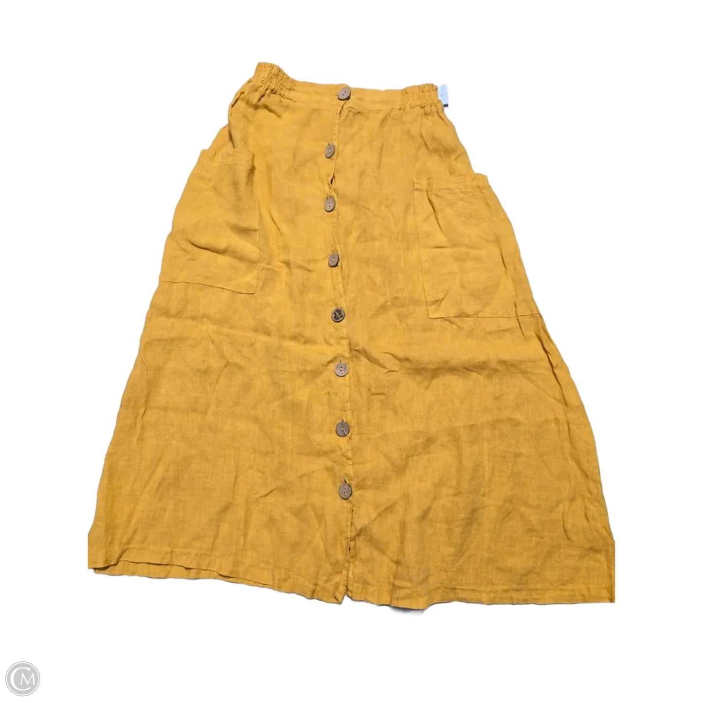 Skirt Maxi By Cme In Yellow, Size: M