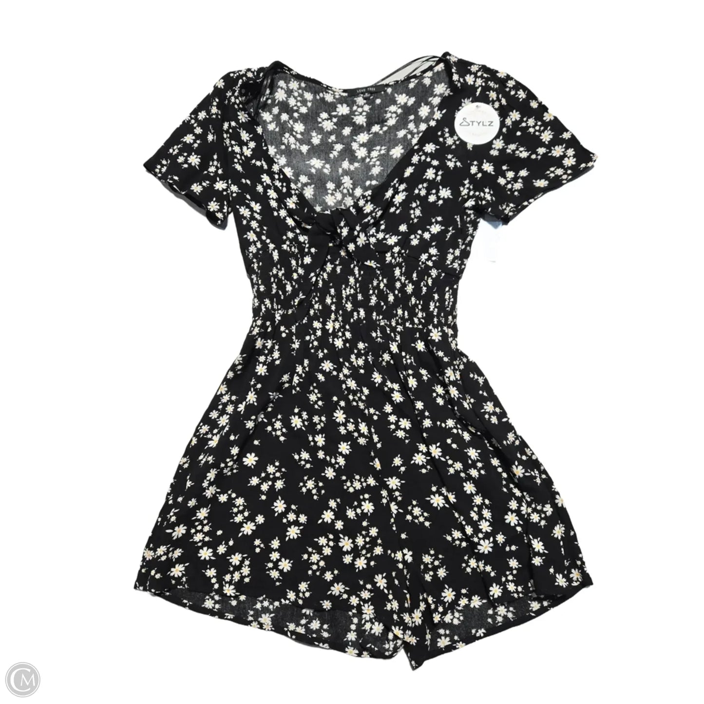 Dress Casual Short By Love Tree In Floral Print, Size: M