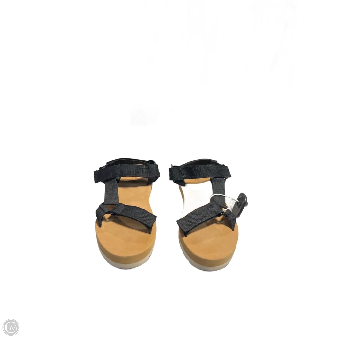 Sandals Heels Platform By Universal Thread In Black, Size: 8