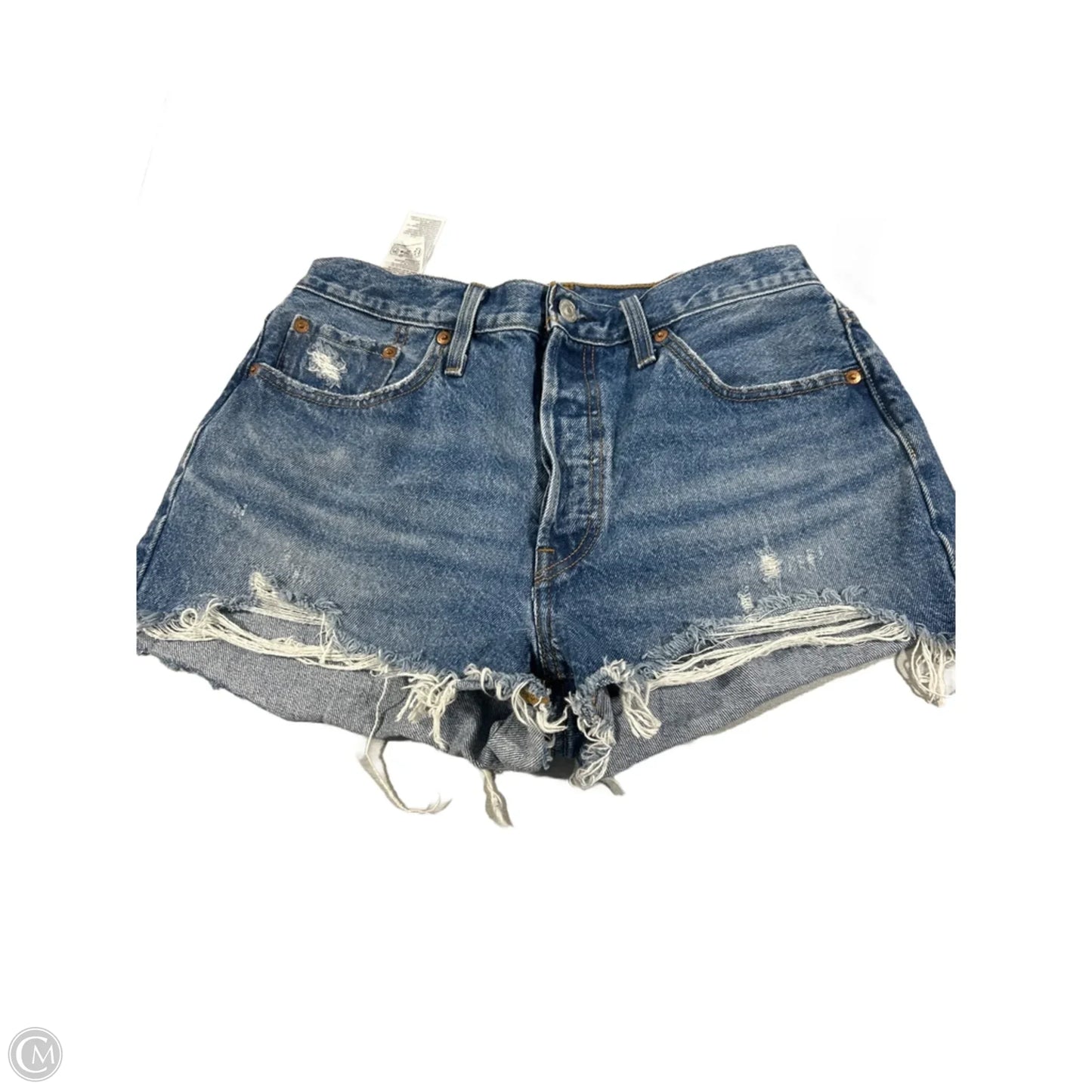 Shorts By Levis Signature In Blue Denim, Size: 8