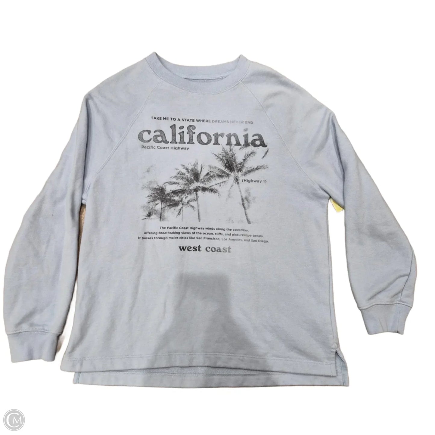 Sweatshirt Crewneck By American Eagle In Blue, Size: Xxs