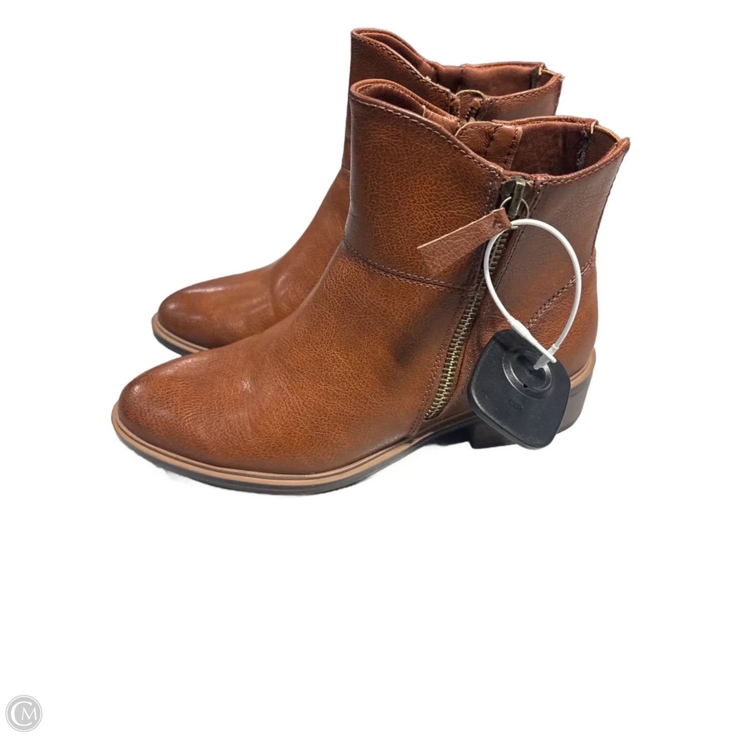 Boots Ankle Heels By Bare Traps In Brown, Size: 6