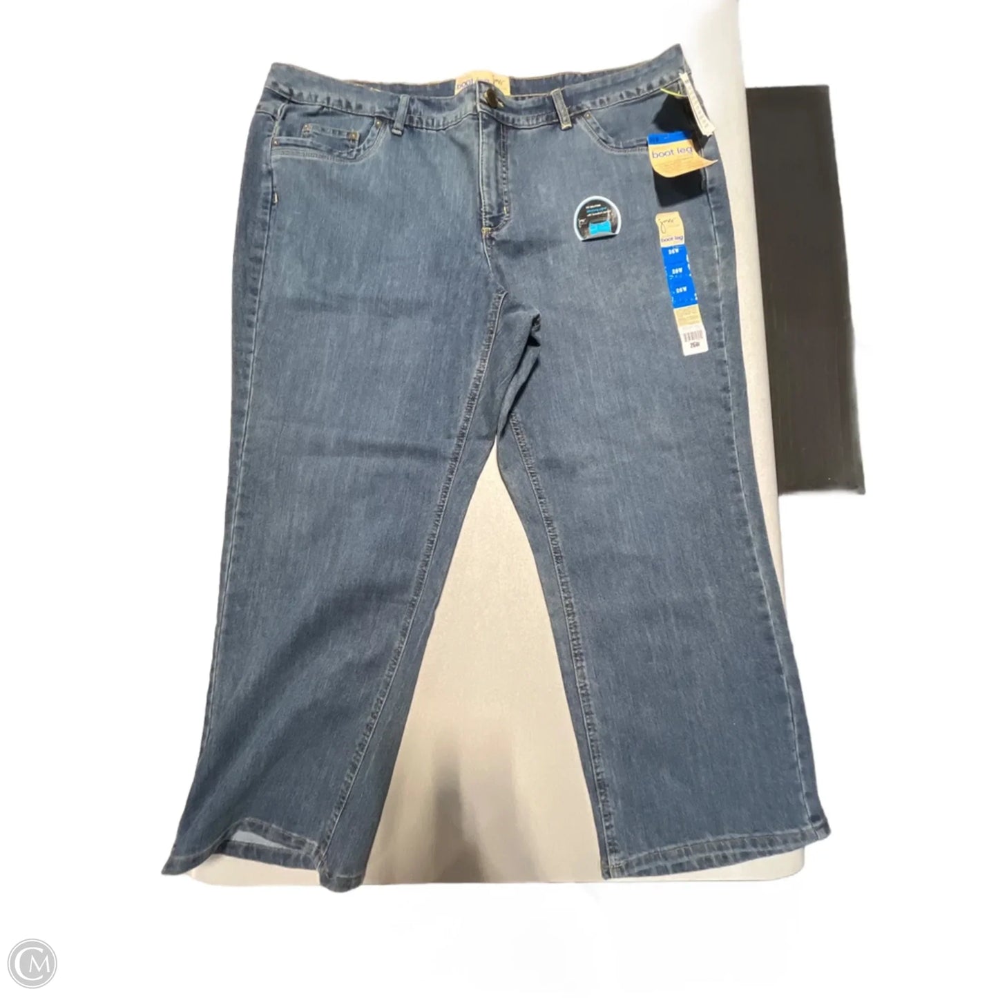 Jeans Boot Cut By Just My Size In Blue Denim, Size: 26