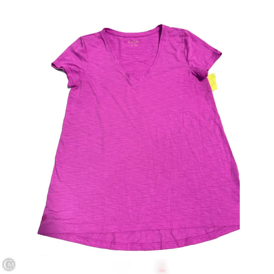 Top Short Sleeve Designer By Lilly Pulitzer In Pink, Size: Xs